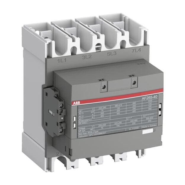 ABB AF265-40-22-14 Schütz 4-polig 250-500V 50/60Hz / DC Hiko: 2S + 2Ö 1SFL547102R1422