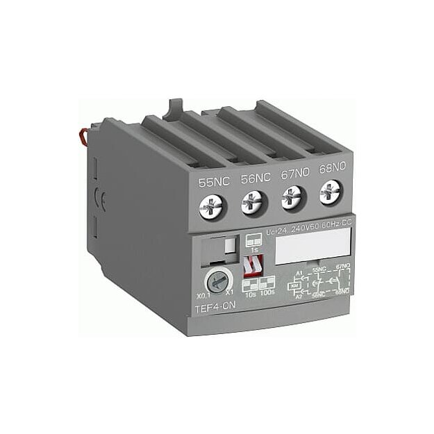 ABB TEF4-ON Elektronischer Timer passend für AF09 - AF96 frontseitige Montage 1SBN020112R1000