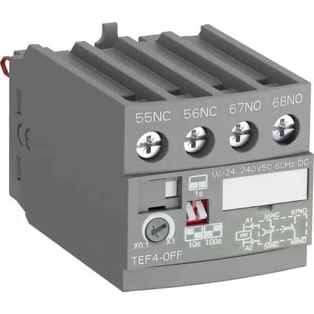ABB TEF4-OFF Elektronischer Timer passend für AF09 - AF96 frontseitige Montage 1SBN020114R1000