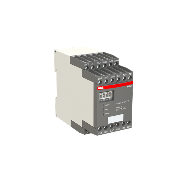 ABB DX122.0 Digitales E/A-Modul für UMC100.3 Eingänge 110/230 V AC 1SAJ622000R0102