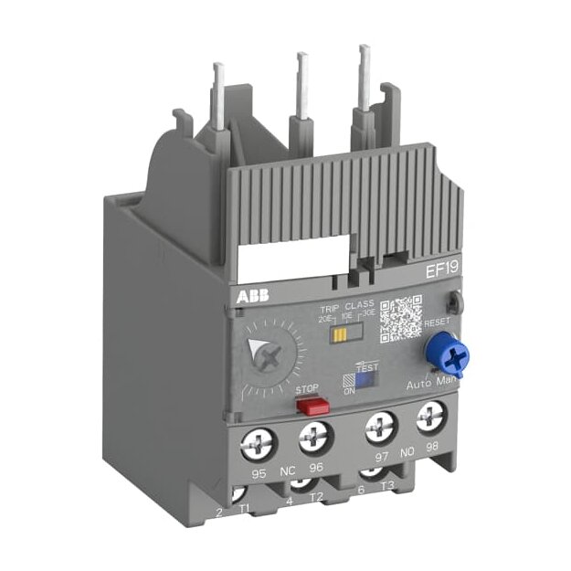 ABB EF19-0.32 Elektronisches Überlastrelais 0,1-0,32 A Auslöseklasse einstellbar 1SAX121001R1101