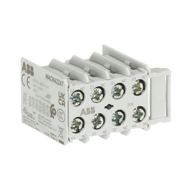 ABB MACN422AT Hilfskontaktblock 2S/2Ö schraubanschluss frontseitig anbaubar 1SAL100996R9906