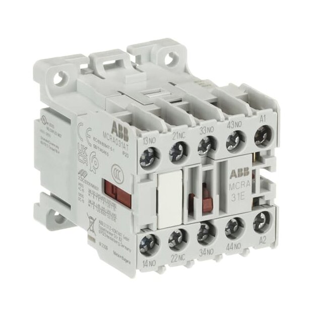 ABB MCRA031AT1 Kleinhilfsschütz 3S+1Ö 24V 50/60Hz Schraubanschluss 1SAH102034R9900