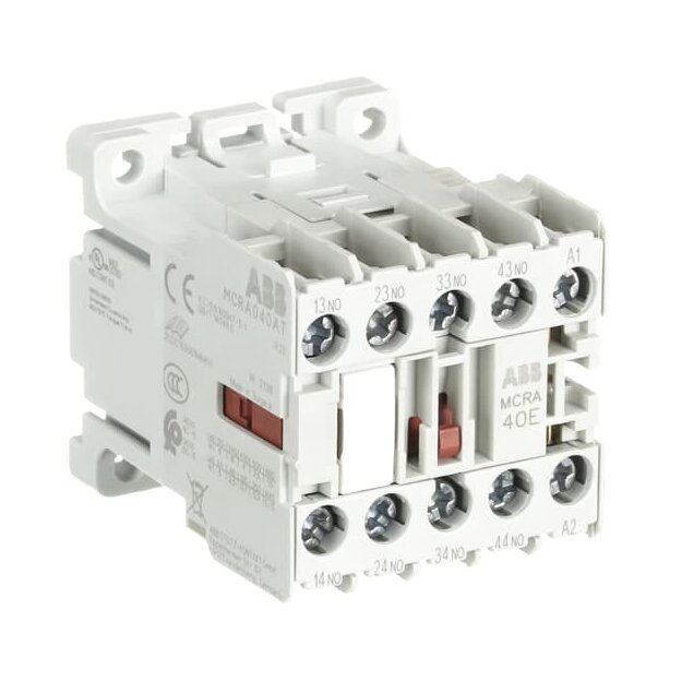 ABB MCRA040ATN Kleinhilfsschütz 4S 220-240V 50Hz / 240-277V 60Hz Schraubanschluss 1SAH100004R9900