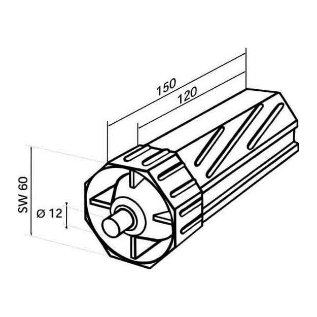 Rademacher Walzenkapsel Kunststoff 4030 (1er)