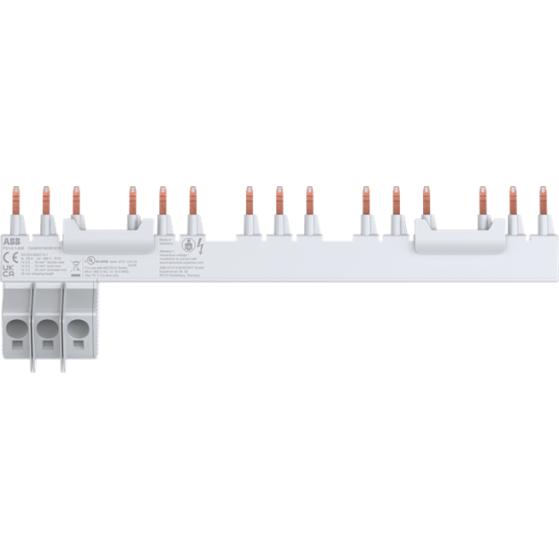 ABB PS1-5-1-65K 3-Phasen Sammelschiene 5x MS132-K + 1 Hilfsschalter seitlich 65A 1SAM301903R1015