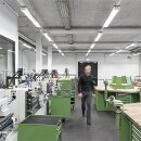 Zumtobel 42182641 Wannenleuchte mit LRO Abdeckung PERLUCE LRO LED3600-840 L1220 EVG WH