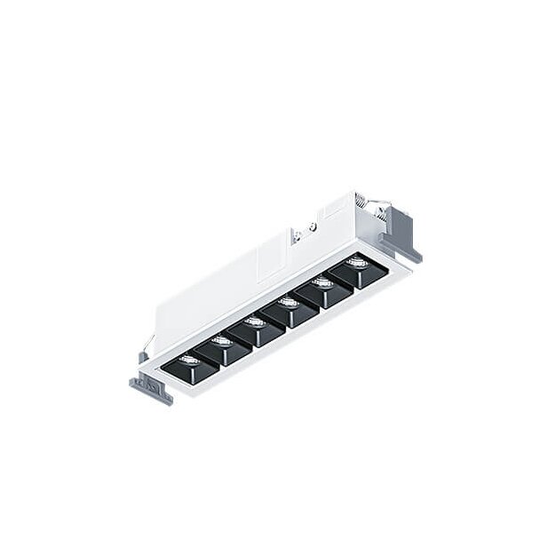 Zumtobel 60210988 LED-Deckeneinbauleuchte SUI DF6 2000-930 LDO FL BK WH