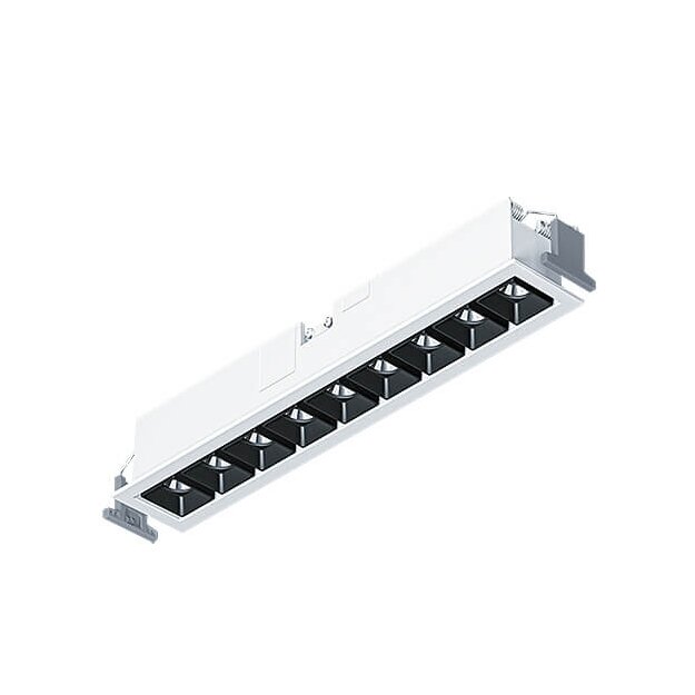 Zumtobel 60210996 LED-Deckeneinbauleuchte SUI DF9 3000-930 LDO FL BK WH