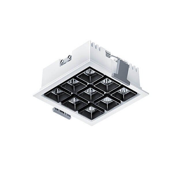 Zumtobel 62924790 Decken-Einbauleuchte SUI DF9Q 3000-930 LDO VFL VFL VFL BK WH