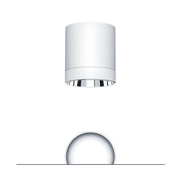 Zumtobel 62930165 LED Decken-Anbauleuchte PANOS SC R150 1k-940 LDO H AL WH