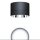 Zumtobel 62930180 LED Decken-Anbauleuchte PANOS SC R200 1k-940 LDO L AL BK