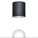 Zumtobel 62930194 LED Decken-Anbauleuchte PANOS SC R150 3k-940 LDO H SPC BK