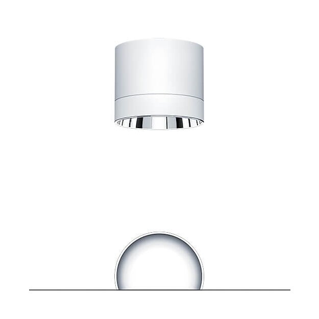 Zumtobel 62930216 LED Decken-Anbauleuchte PANOS SC R150 3k-930 LDO L AL WH