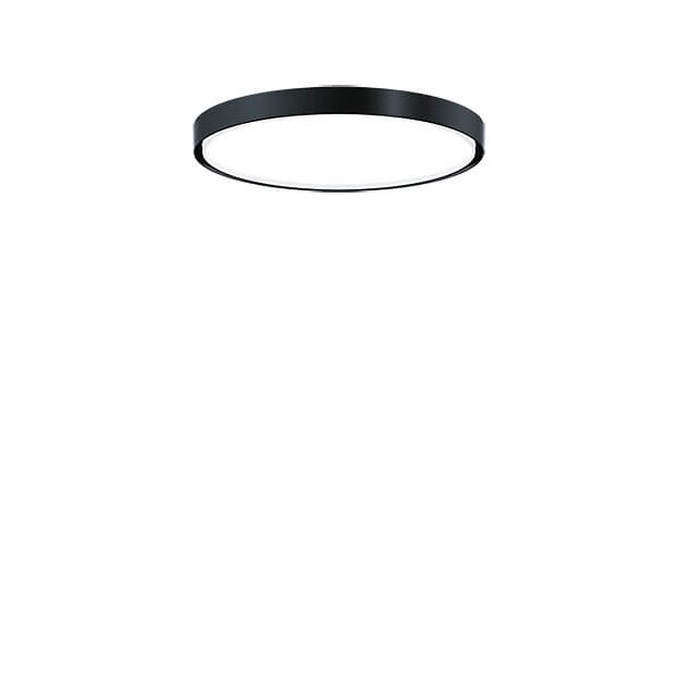 Zumtobel 42941554 Dekorative runde Wand- und Deckenleuchte LANOS M 2500-940 OP DI LDE BK