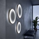 Zumtobel 42188200 Dekorative runde Wand- und Deckenleuchte LANOS L 4000-940 OP HL MWS WH