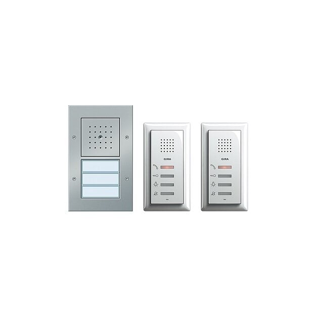 Gira 049544 Zweifamilienhaus-Paket Audio TX_44 Farbe Alu