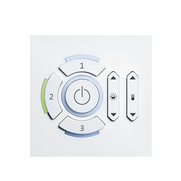 Zumtobel 22185169 Bediengerät kantig weiß CIRCLE TUNE-CCW 01/02/03 h+t