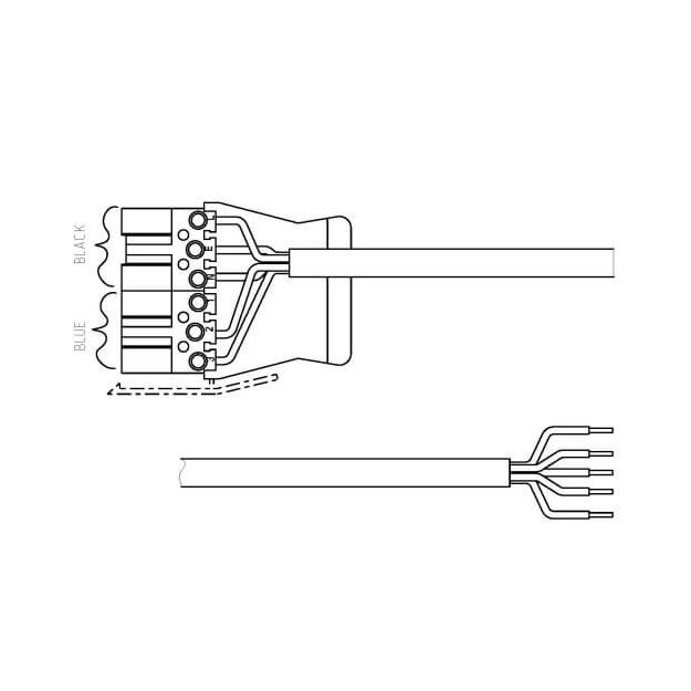 Thorn 96239780 CONNECT Verbindungskabel P6B 5C 5M 1.5 WLC