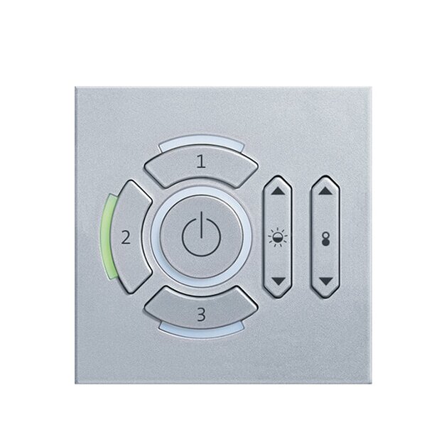 Zumtobel 22185170 Bediengerät kantig silber CIRCLE TUNE-CCS 01/02/03 h+t