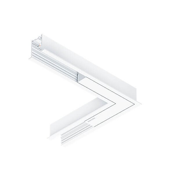 Zumtobel 60210817 Winkelverbinder 90°  (elektrisch) SUP2 TRACK U SF ELEC CON-H 48V 90° WH