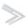 Zumtobel 60210821 Winkelverbinder 90°  (elektrisch) SUP2 TRACK U TL ELEC CON-H 48V 90° WH