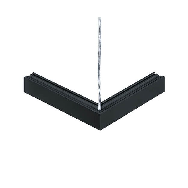 Zumtobel 60210833 Winkelverbinder 90°  (elektrisch) SUP2 TRACK U ELEC-FEED CON 48V 90° BK