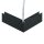 Zumtobel 60210836 Winkelverbinder 90°  (elektrisch) SUP2 TRACK H ELEC-FEED CON 48V 90° BK