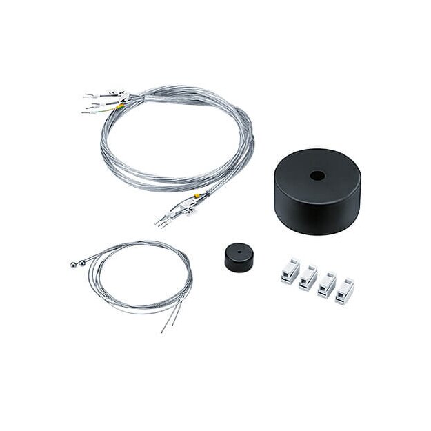 Zumtobel 22171255 Montageset LF3 D/I SUSP SET ASQ1 BK