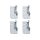 Zumtobel 22168977 Deckenbefestigungsset LF3/LFE/CL2/MIREL EVO/ML EVO INF NIV SE