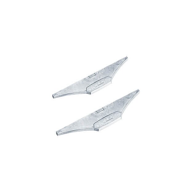 Zumtobel 22170085 Endkappenset MLevo / MLinf Endcap L RAW PAIR