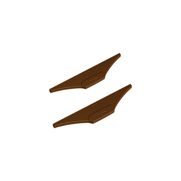 Zumtobel 22170087 Endkappenset MLevo / MLinf Endcap L BZ PAIR