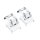 Zumtobel 22171227 Deckenbefestigungselement SLOIN slim A spring SET WH