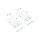 Zumtobel 22171249 Endkappenset SLOIN slim EC SET L9 WH