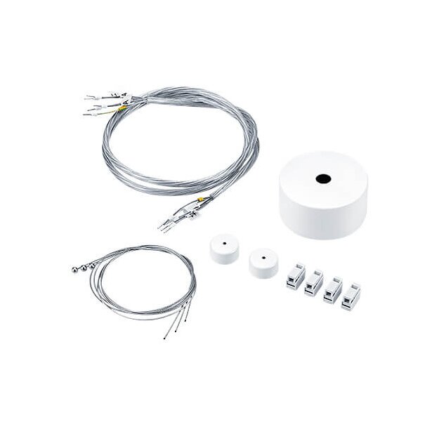 Zumtobel 22171416 Montage- und Einspeiseset  CLEVO ID L3080 SUSP SET ASQ3 WH