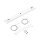 Zumtobel 22171394 Seilabhängung (1 Punkt) CR2PL M 1 Point Mounting ASY Length 2000