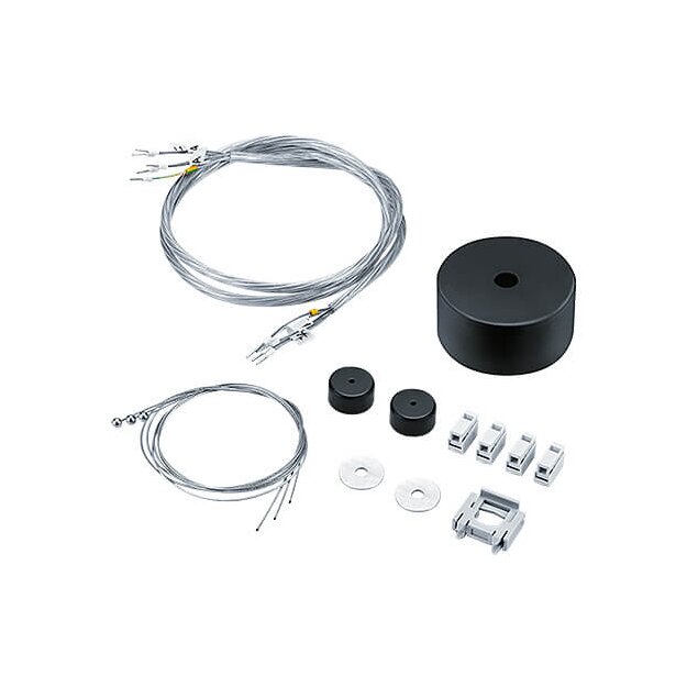 Zumtobel 22171409 Montage- und Einspeiseset  CLEVO ID L3080 SUSP SET ASQ1 BK
