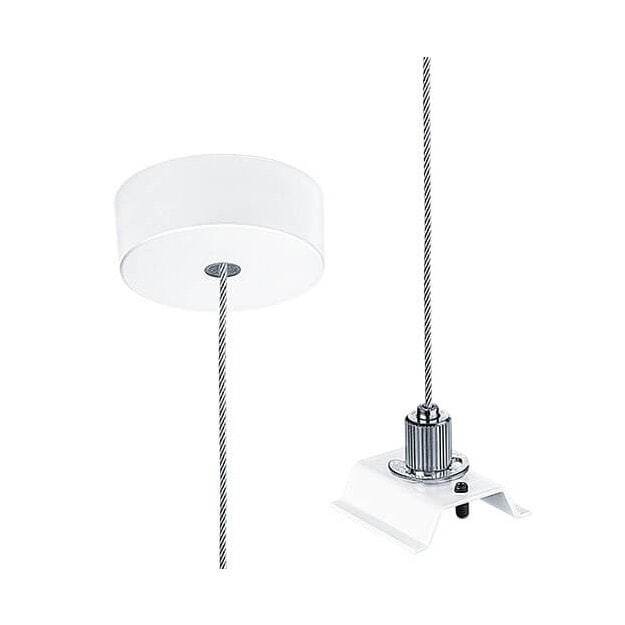 Zumtobel 22172715 Seilabhängung inklusive Baldachin SLOIN slim ASI1 E-L WH/WH