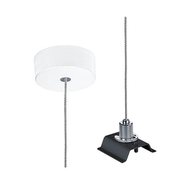 Zumtobel 22172718 Seilabhängung inklusive Baldachin SLOIN slim ASI1 E-L BK/WH