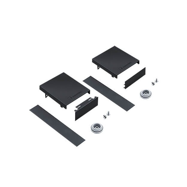 Zumtobel 22172343 Endkappenset SLN2 MSC/MSP EC SET L20 BK