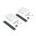 Zumtobel 22172322 Endkappenset SLN2 MSC EC SET BWS WH