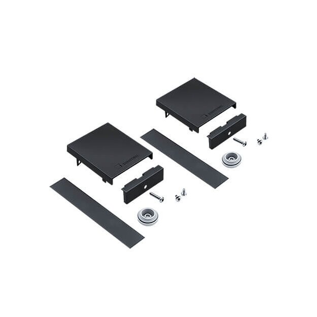 Zumtobel 22172323 Endkappenset SLN2 MSC EC SET BWS BK