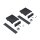 Zumtobel 22172323 Endkappenset SLN2 MSC EC SET BWS BK