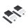 Zumtobel 22172326 Endkappenset SLN2 MSC/MSP EC SET DD L9 BK