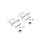 Zumtobel 22172333 Endkappenset SLN2 MRT EC SET BWS WH