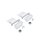 Zumtobel 22172397 Endkappenset SLN2 MRT EC SET DD L20 WH