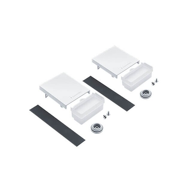 Zumtobel 22172400 Endkappenset SLN2 MSC/MSP EC SET DD L20 WH