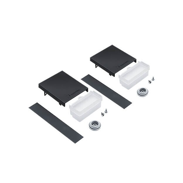 Zumtobel 22172401 Endkappenset SLN2 MSC/MSP EC SET DD L20 BK