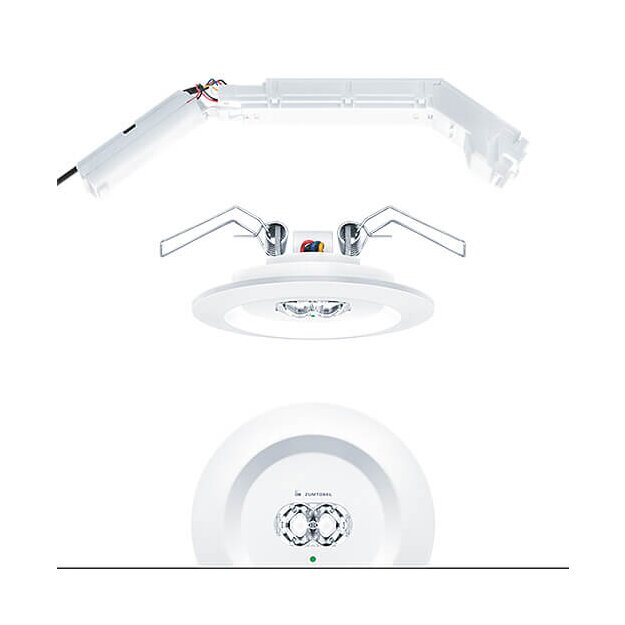 Zumtobel 42185644 Sicherheitsleuchte RESCLITE PRO MRCR ANT E3D WH