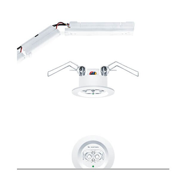 Zumtobel 42185693 Sicherheitsleuchte RESCLITE PRO MRCR MINI SPOT HP E1D WH